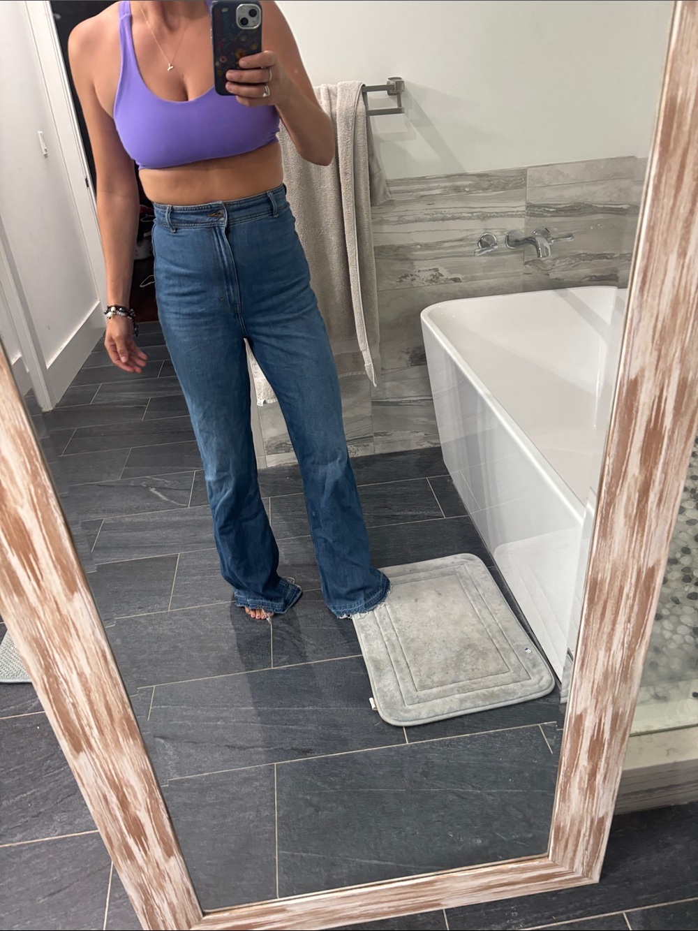 We the free, SUPER high-rise wide leg flare jeans - Picture 6 of 12